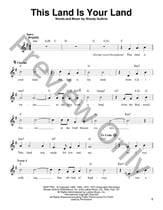 This Land Is Your Land piano sheet music cover